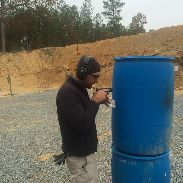 Frank explaining the Shake and Bake exercise